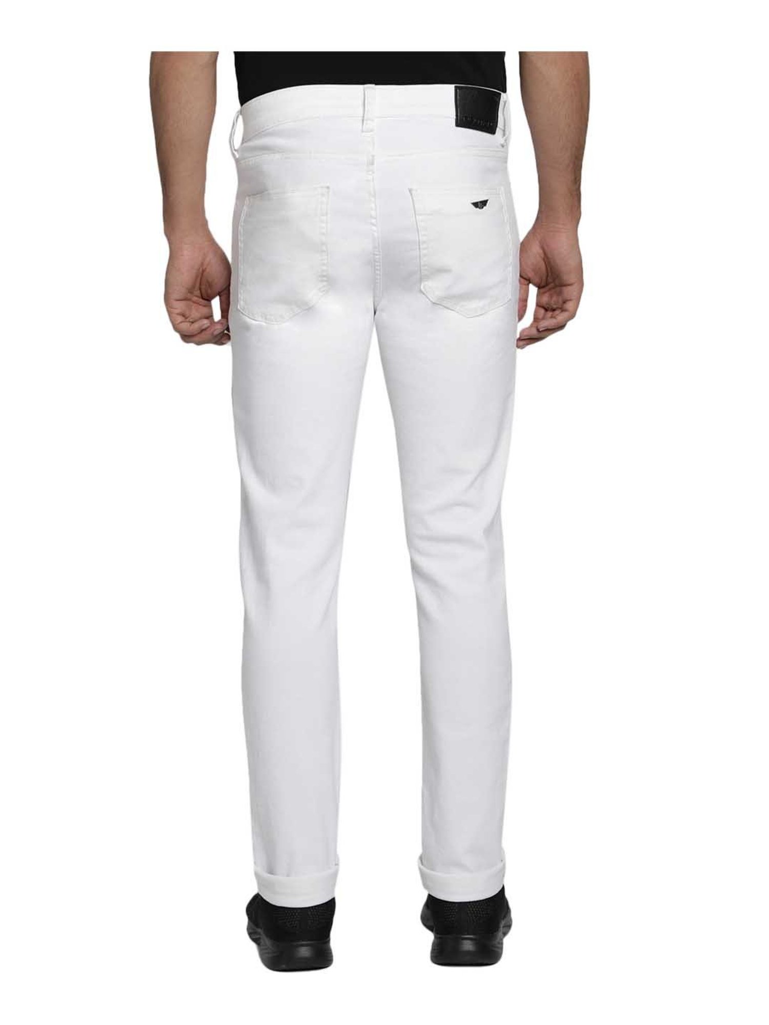 Red Tape White Regular Fit Jeans