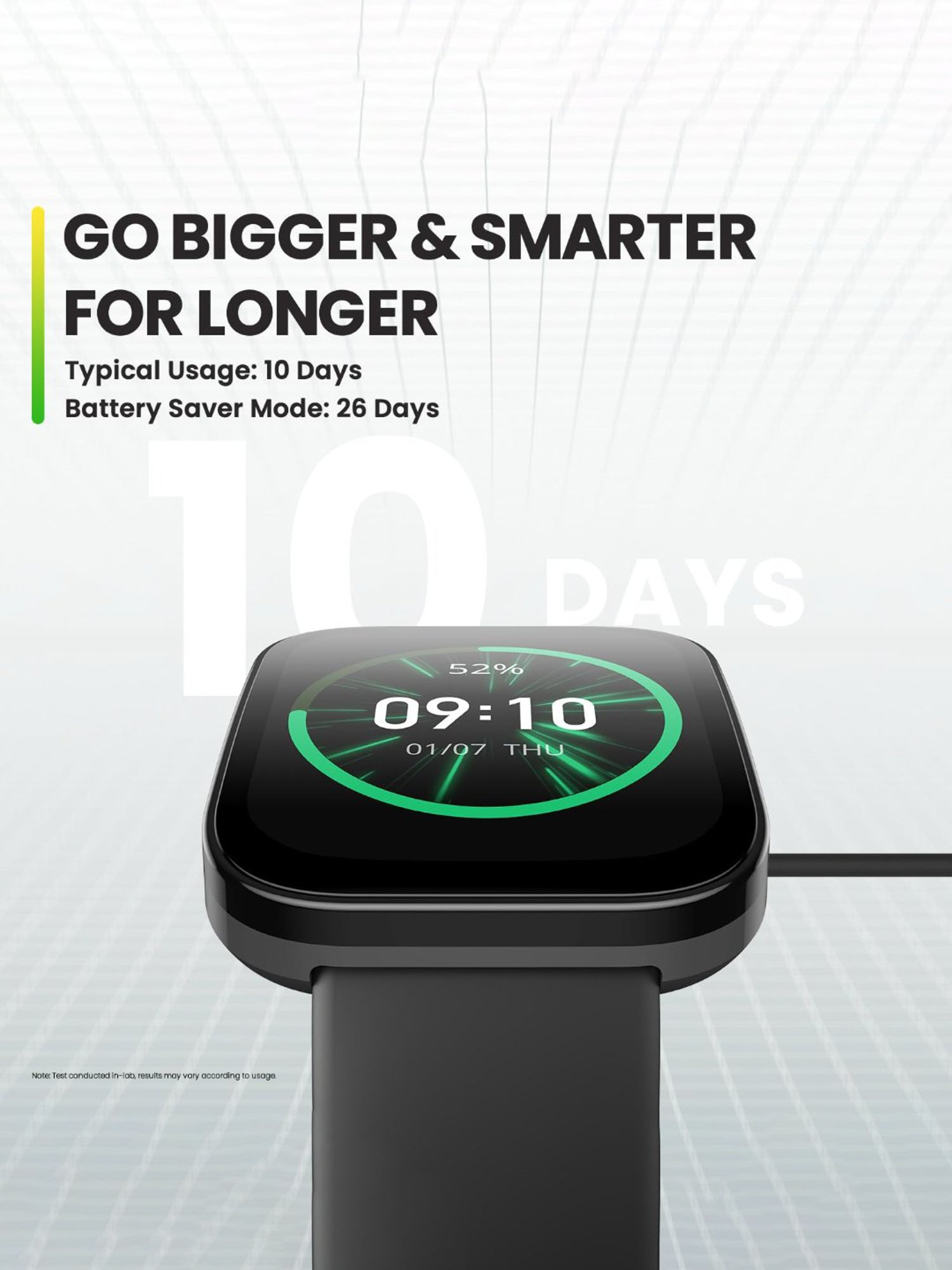 Amazfit Bip 5 BT Calling Smartwatch with 1.91 inch Ultra Large Screen & Alexa Built-in (White)