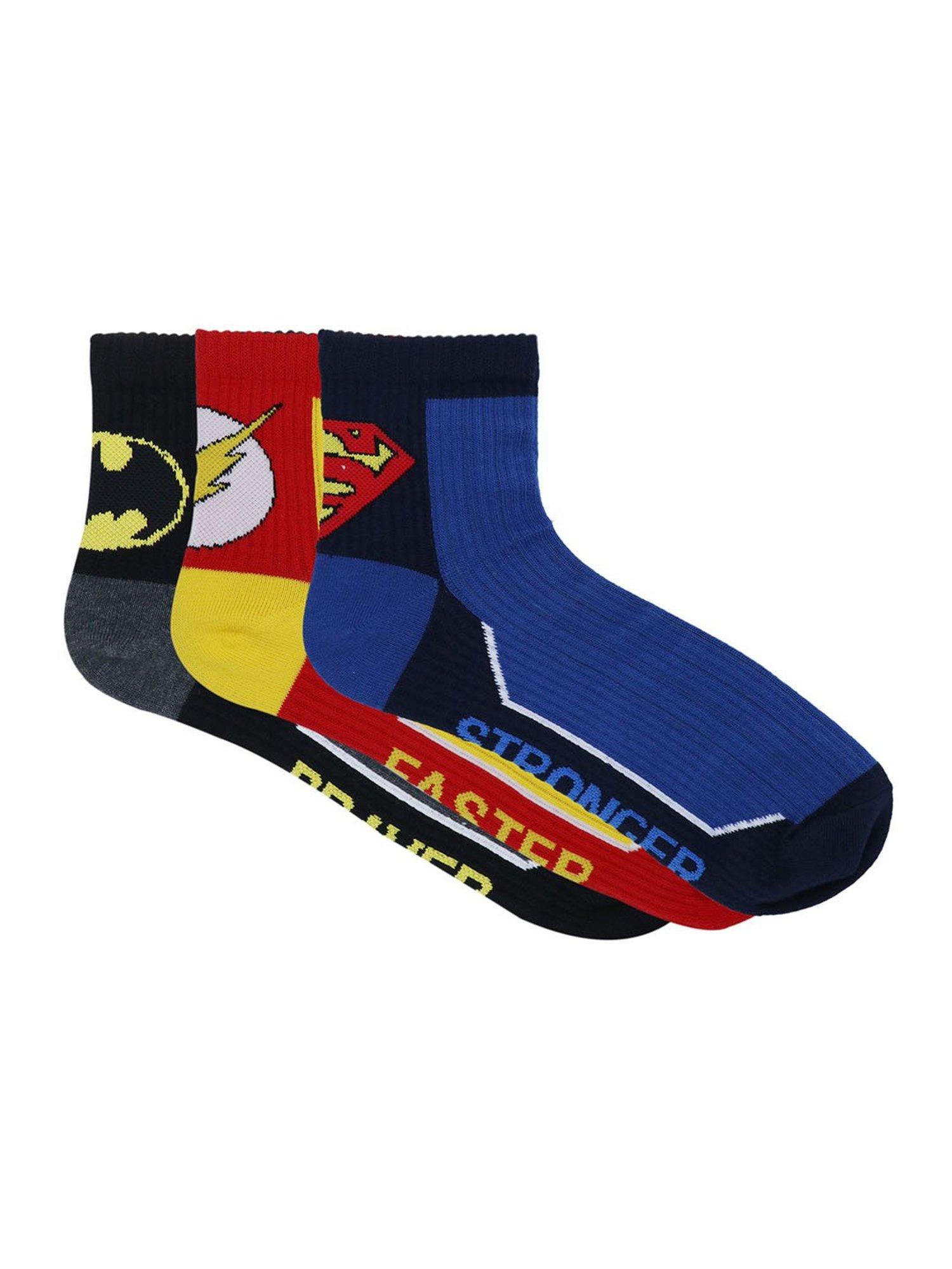 BALENZIA Multicolor Striped Socks - Pack of 3