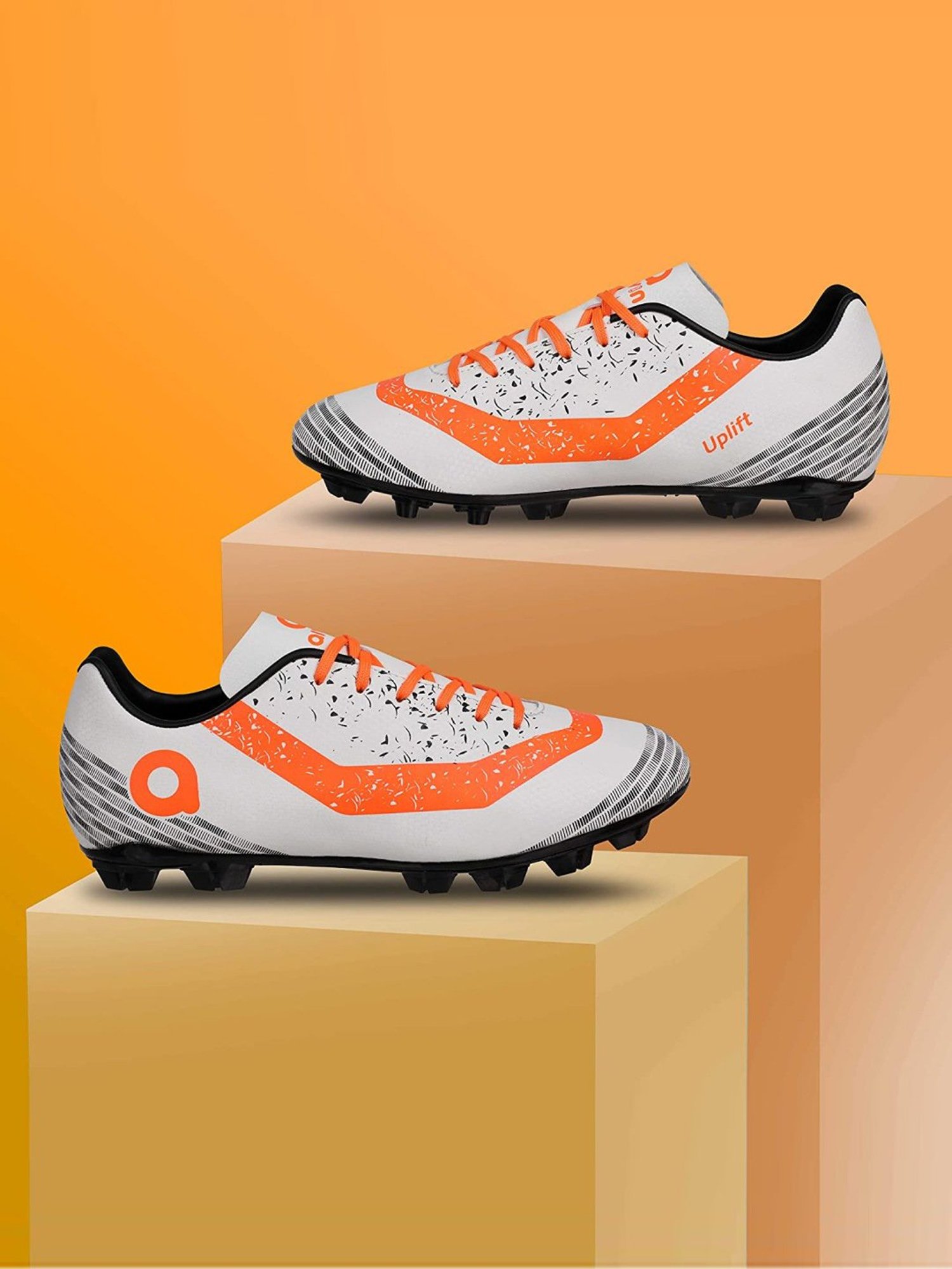 AIVIN Men's Uplift Off White Football Shoes