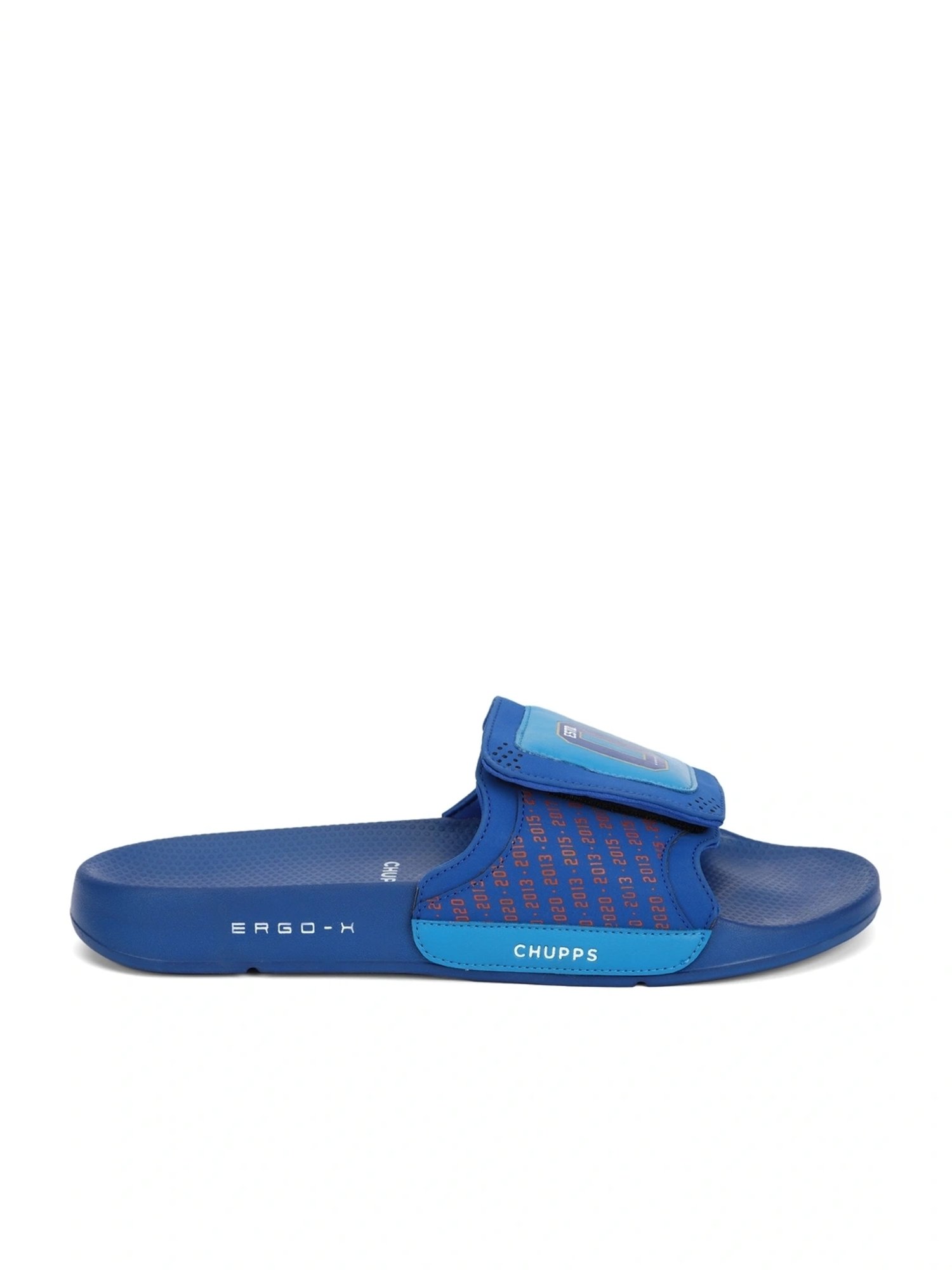 Chupps Men's Mumbai Indians Blue Slides
