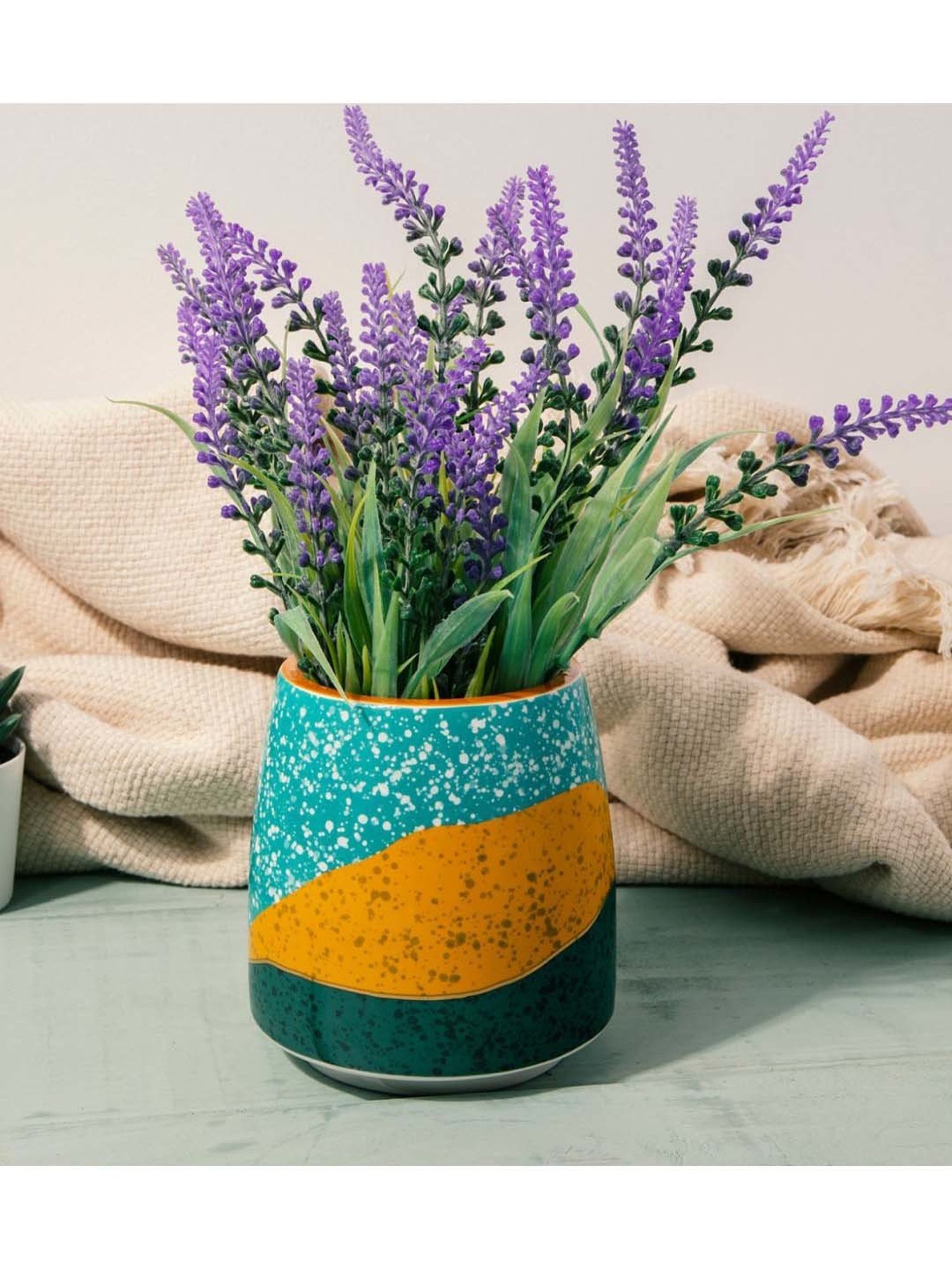 KitchenCraft Multicolor Ceramic Planter Pot