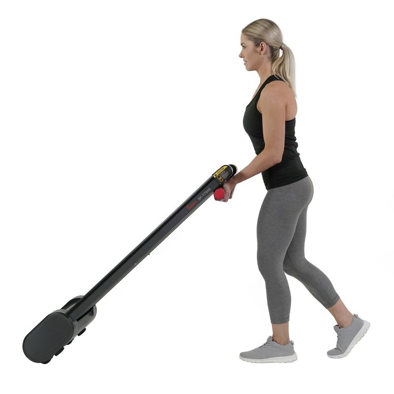 Sunny Health & Fitness Walkstation Slim Flat Treadmill for Under Desk