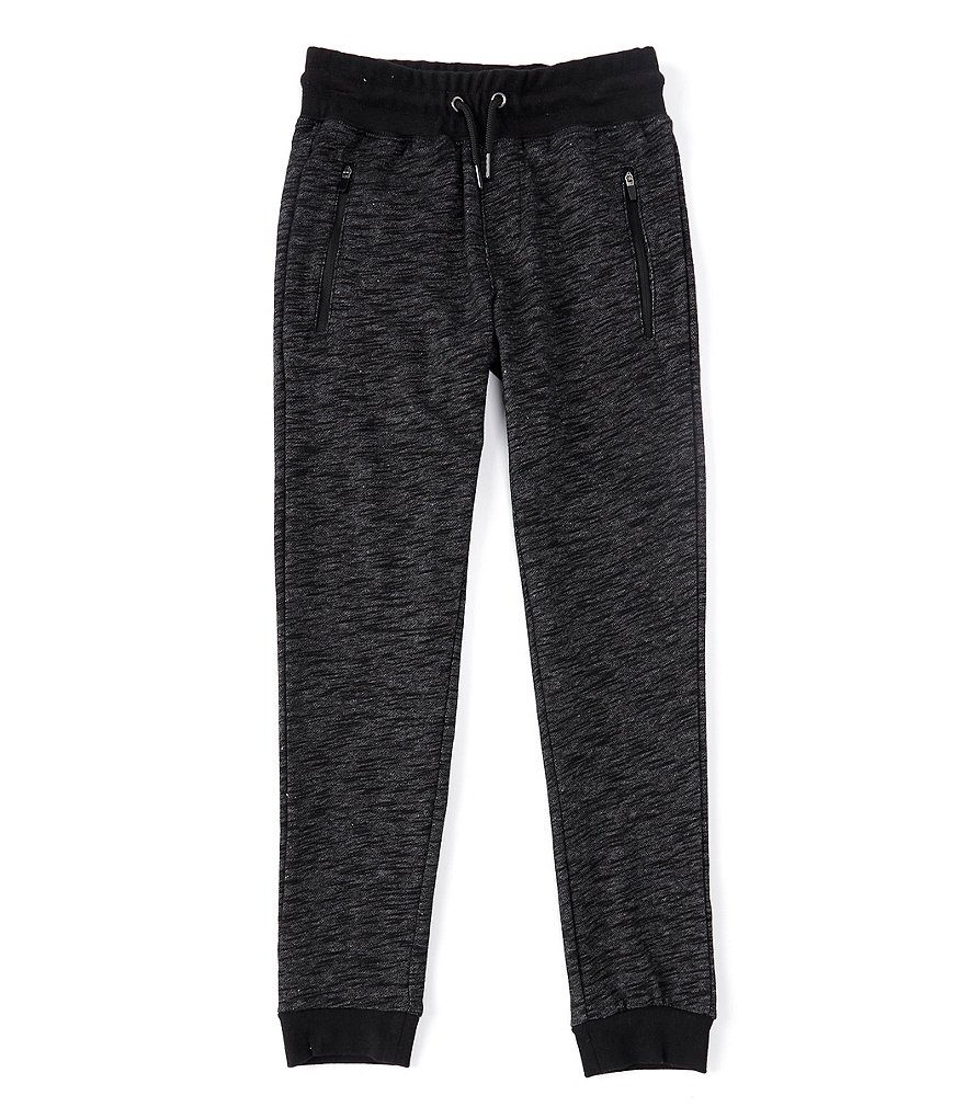 First Wave Big Boys 8-20 Marled French Terry Jogger Pants