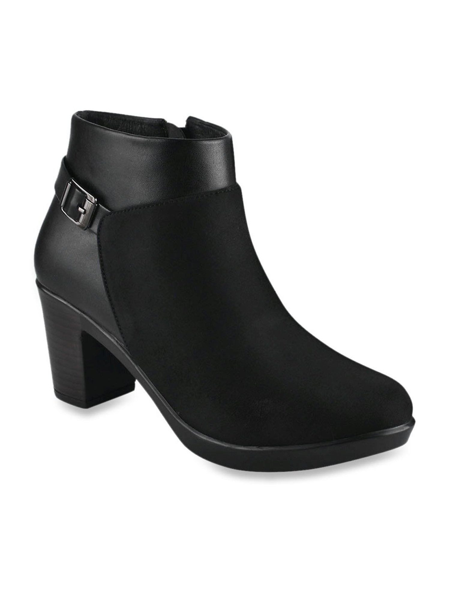 Shoetopia Women's Black Casual Boots