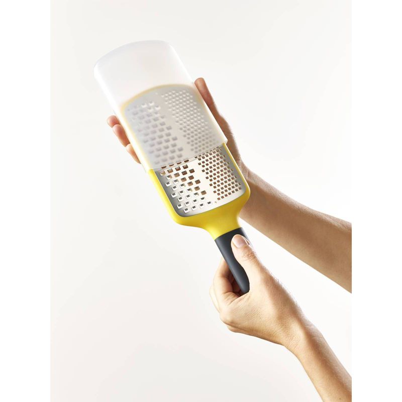 Joseph Joseph Multi-Grate 2-in-1 Paddle Grater with Protective Sheath - Yellow