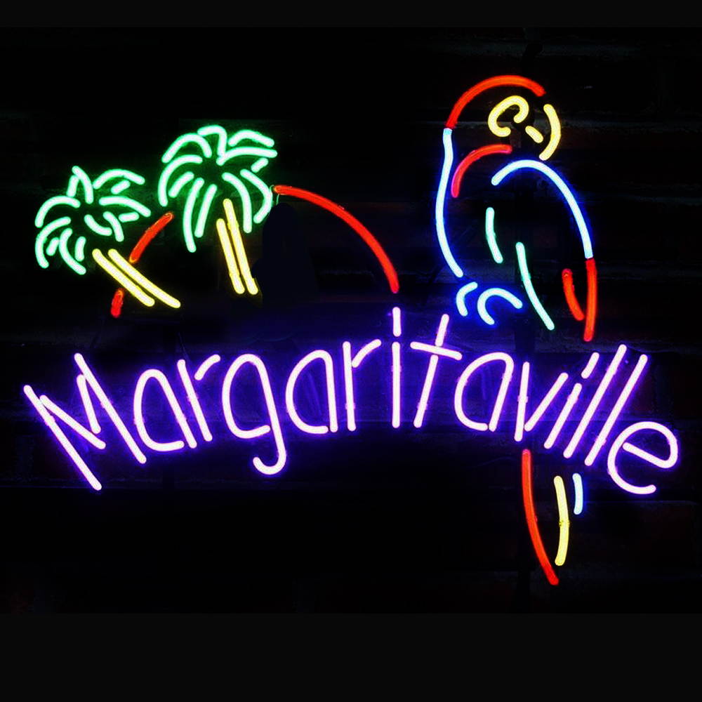 Fashion Neon Sign Margaritaville  Handcrafted Real Glass Lamp Neon Light Neon Sign Beerbar Sign Neon Beer Sign 19x15