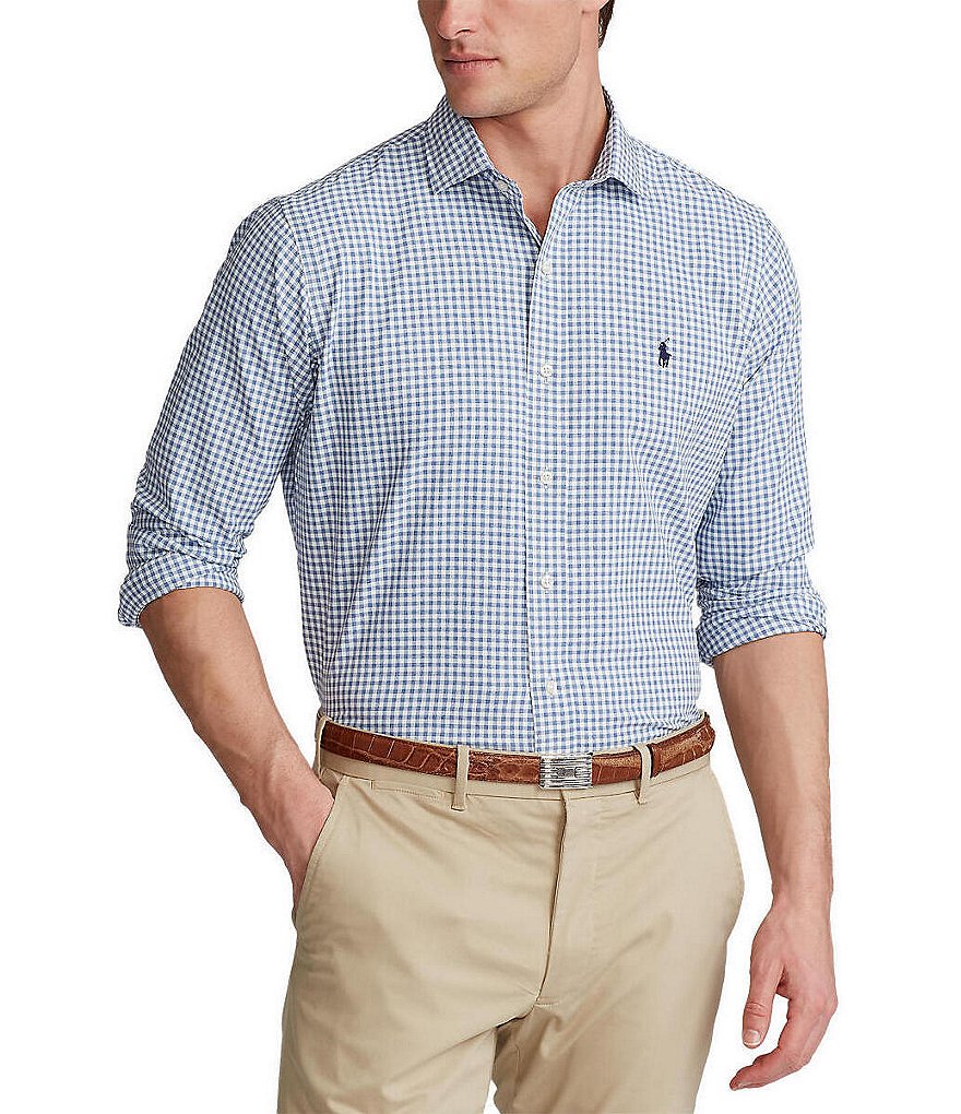 Visconti Multi-Color Polka Dot Long-Sleeve Woven Shirt