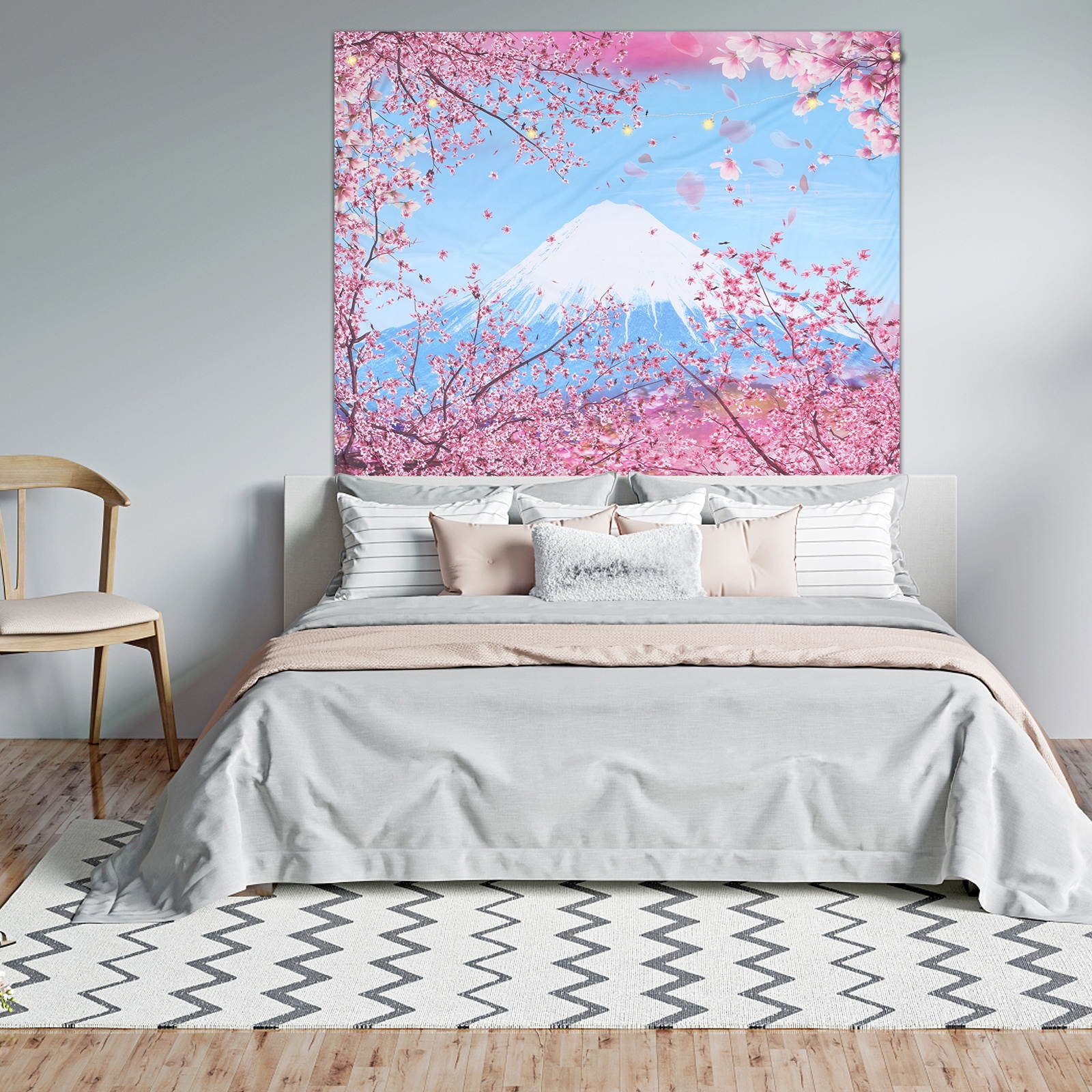 1pc Japanese Style Bedroom Wall Hanging Cloth Decorative Wall Tapestry