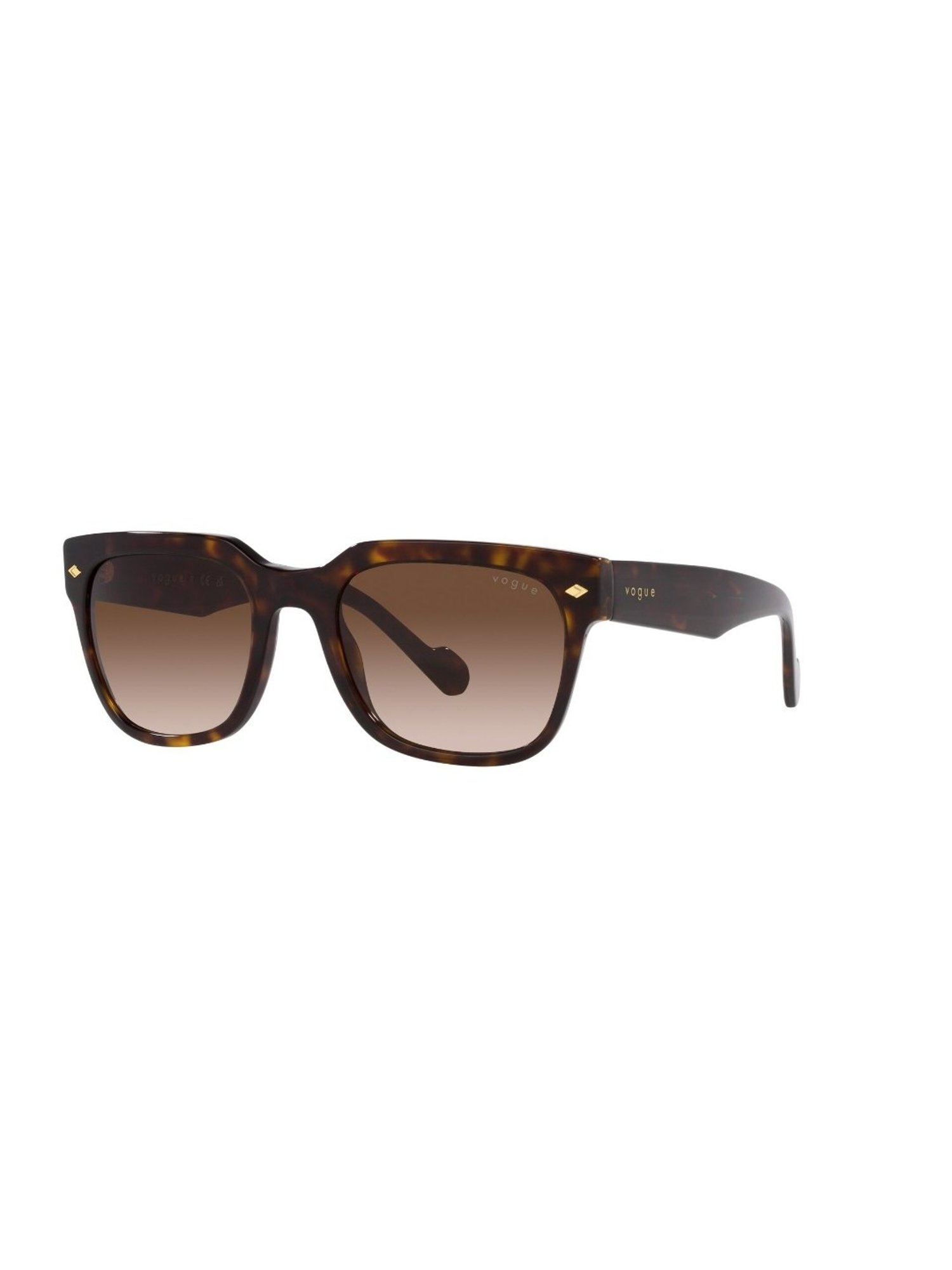 VOGUE EYEWEAR Men Gradient Brown Lens Square Sunglasses - 0VO5490SW6561354