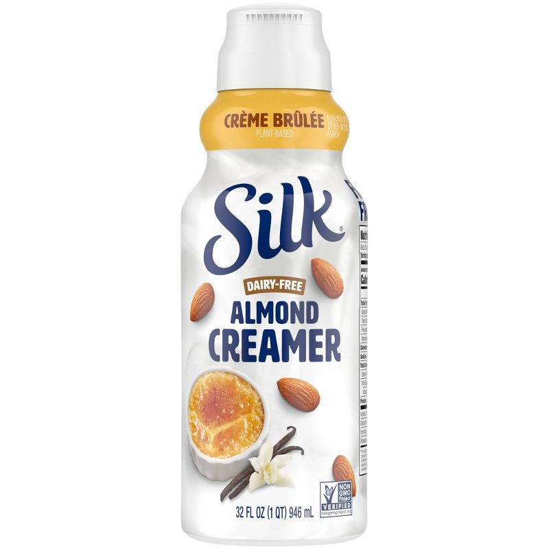 Silk Almond Creme Brulee Coffee Creamer - 32 fl oz