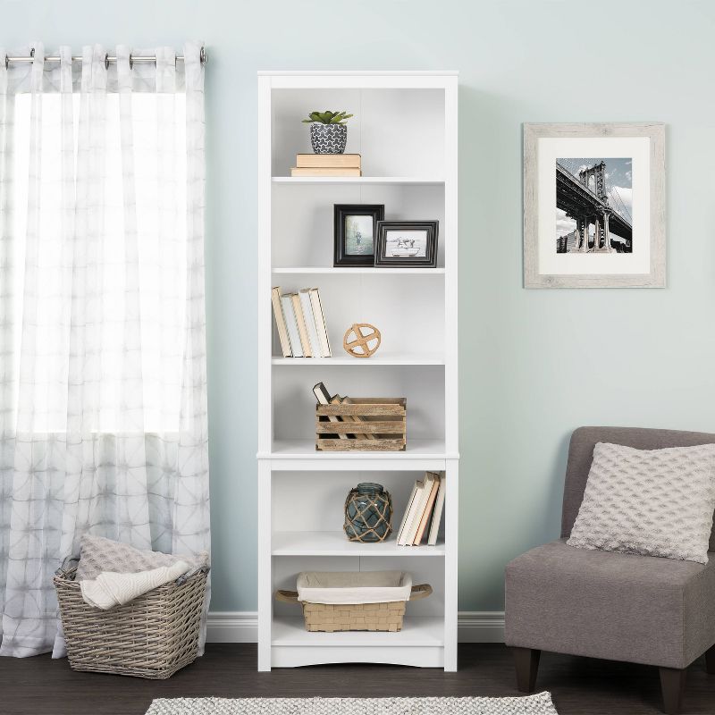 80" Tall Bookshelf White - Prepac