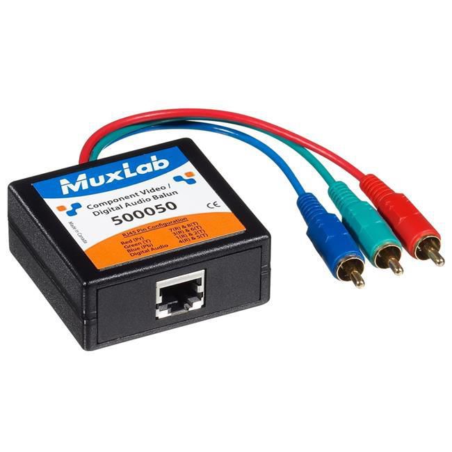 MuxLab, Inc. 500051 Component Video/Digital Audio Balun, Female