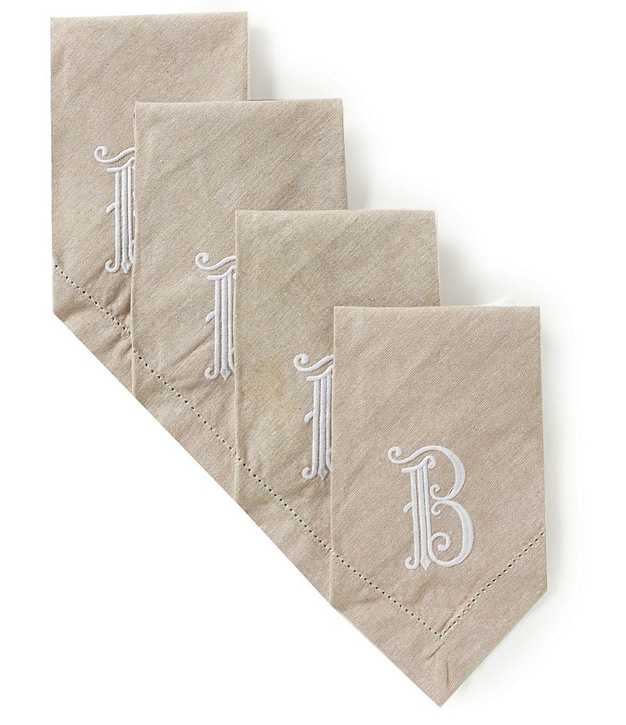Mud Pie Initial Napkin Set