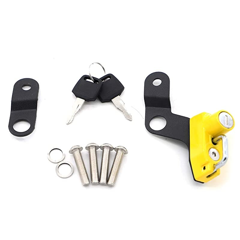 Helmet Lock Anti-Theft For Suzuki GSX1300R Hayabusa 2008 and later - Yellow