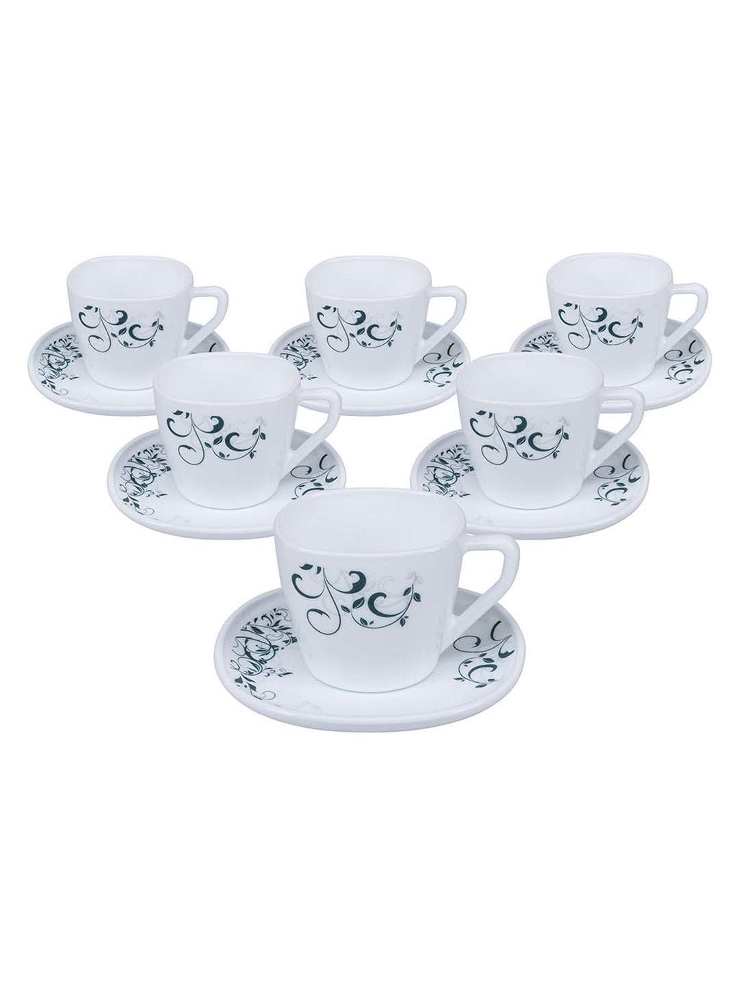 Luminarc Transparent Glass Rozana Coffee Set