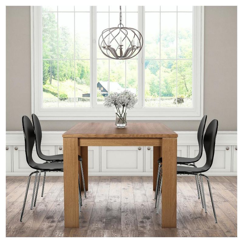 Weston Block Leg Wood Dining Table Wheat - Dorel Living