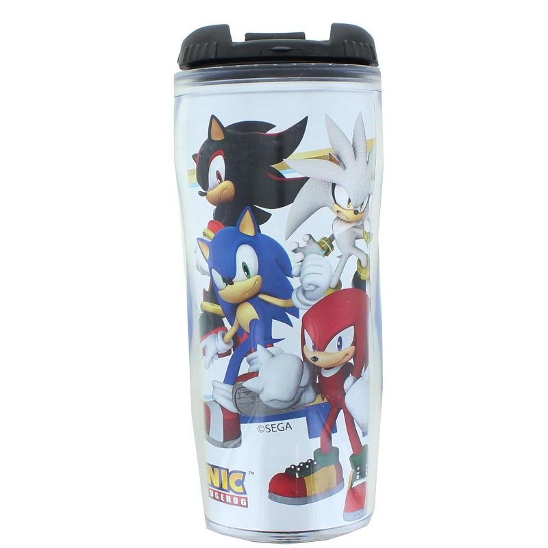 Great Eastern Entertainment Co. Sonic The Hedgehog Main Group Plastic Tumbler