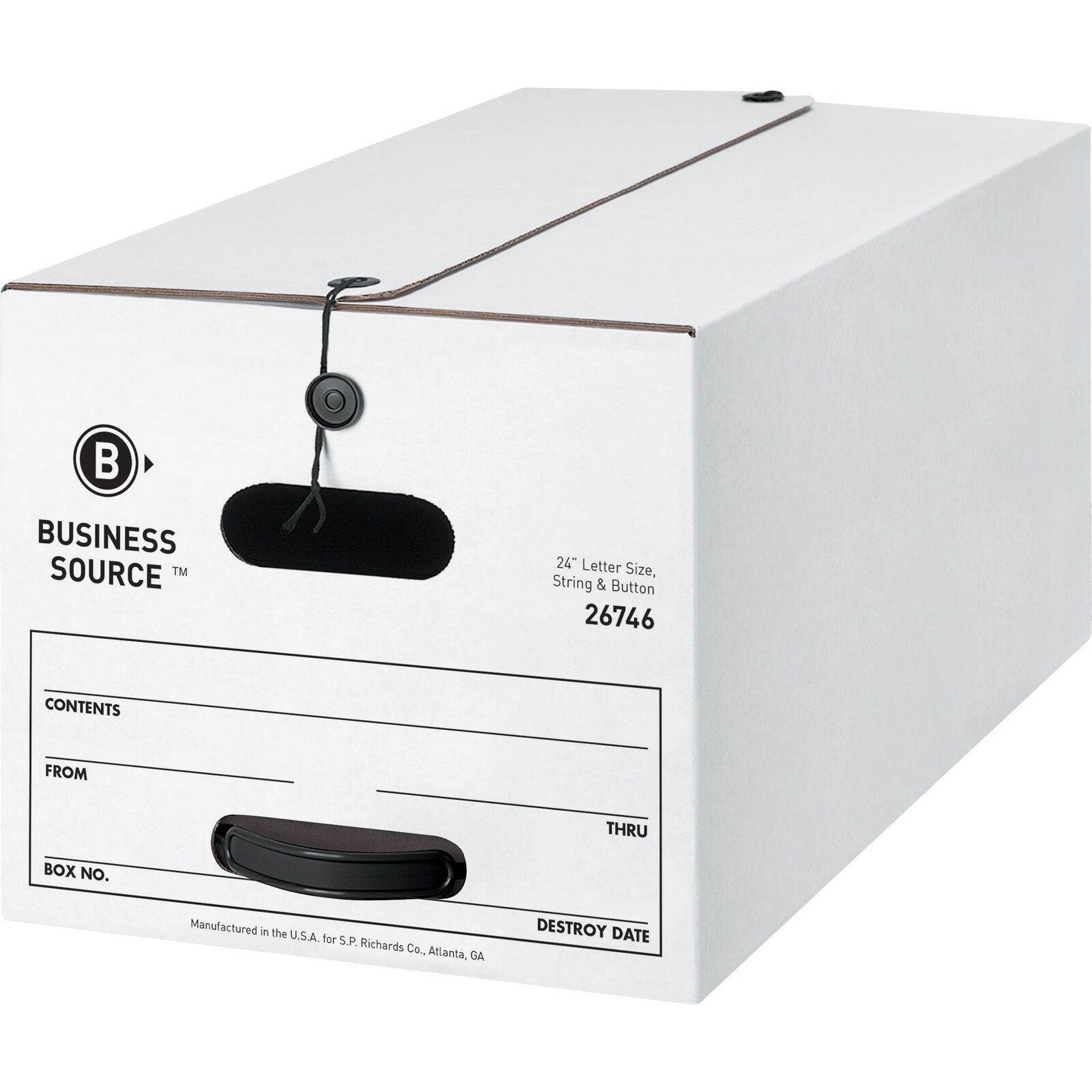 Business Source Medium Duty Letter-sz Storage Box (bsn-26746) (bsn26746)