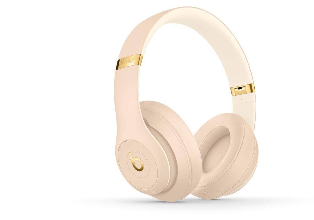 Beats Noise Cancelling Over-Ear Studio3 Wireless Headphones The Skyline Collection - Desert Sand (MTQX2LL/A)