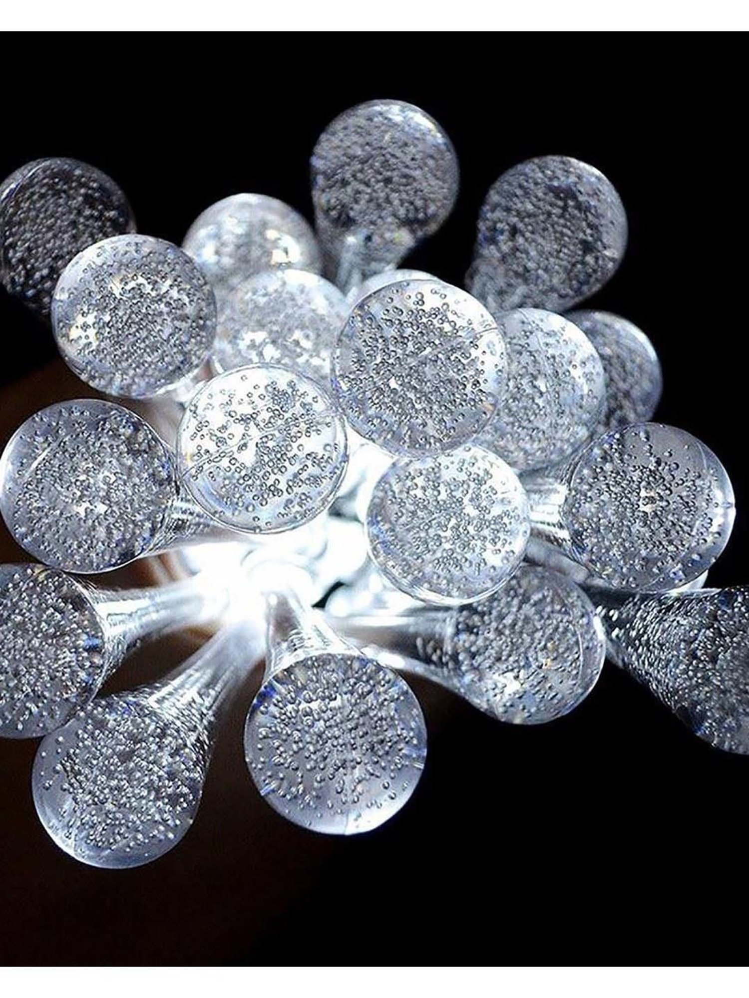 Homesake Yellow Copper 5M Water Drop Mode Led Fairy Lights,