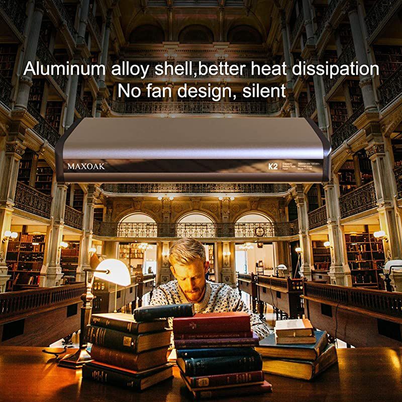 Laptop Power Bank 185Wh/50000mAh(Max.130W) Portable Laptop Charger External Battery Pack for Laptop-Dell HP Lenovo Surface pro Sony Samsung Acer Toshiba iPad Phone Notebook