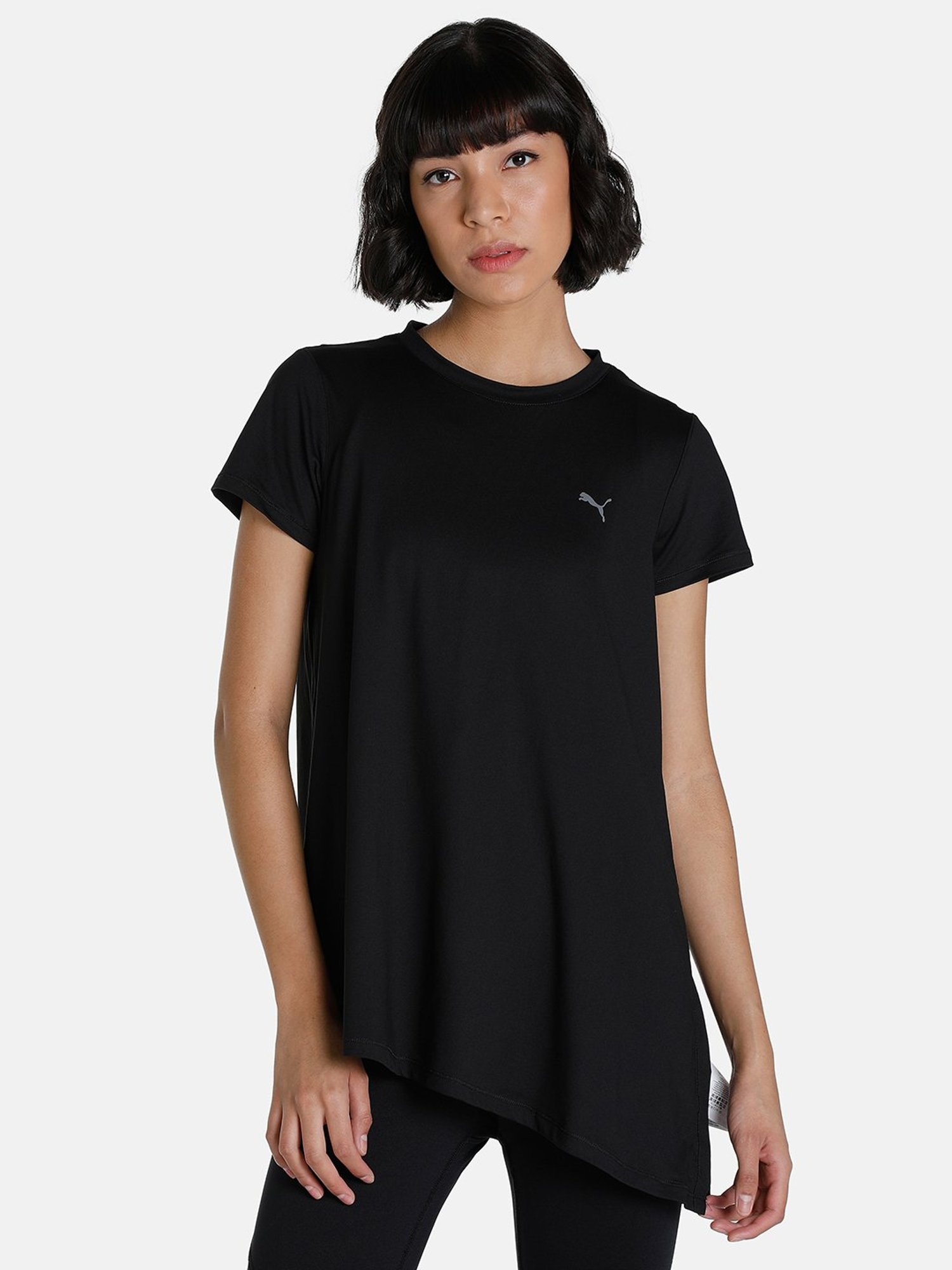 Puma Maternity Black Regular Fit T-Shirt