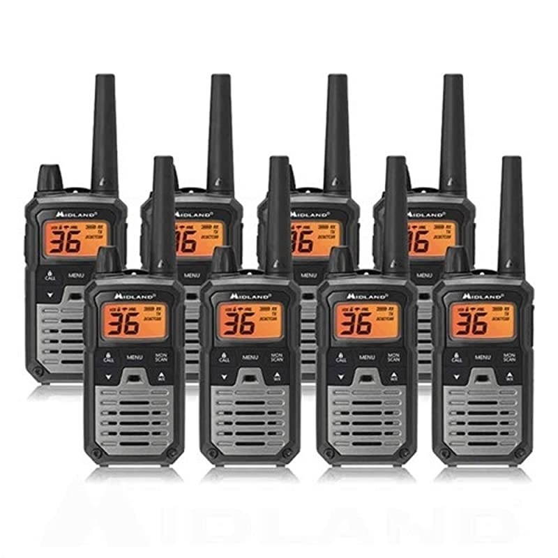 T295VP4 X-TALKER GMRS Long Range Walkie Talkie - Two Way Radio with NOAA Weather Scan + Alert, and 121 Privacy Codes (Camo, 2 Radios)