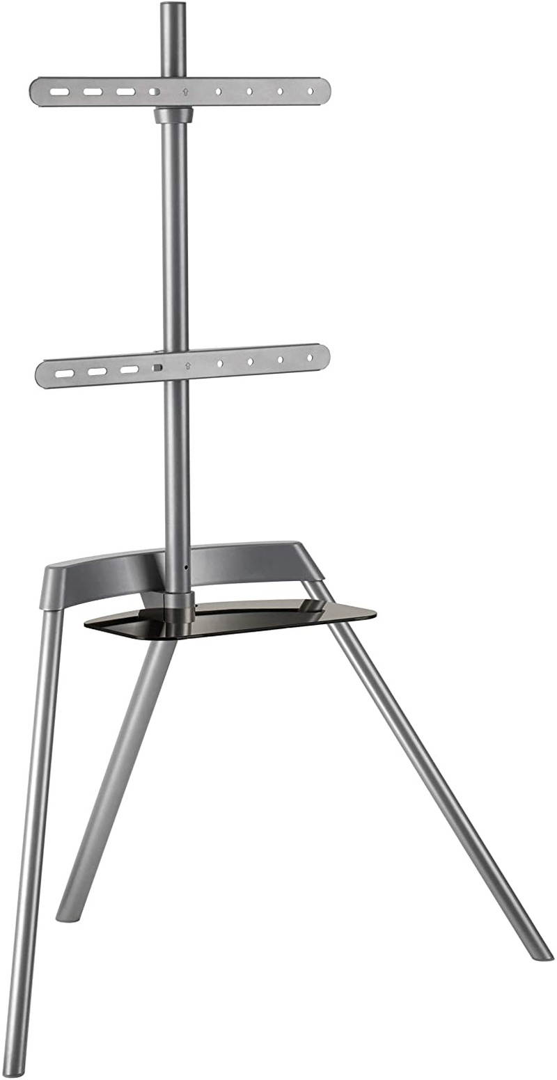Easel TV Stand - TV Tripod | Holds Up to 88 Pounds and Fits 43-65 Inch Flat & Curved Screens | Quickly Assembles with SNAP-Lock Technology | Portable Minimalist Display TV Stand