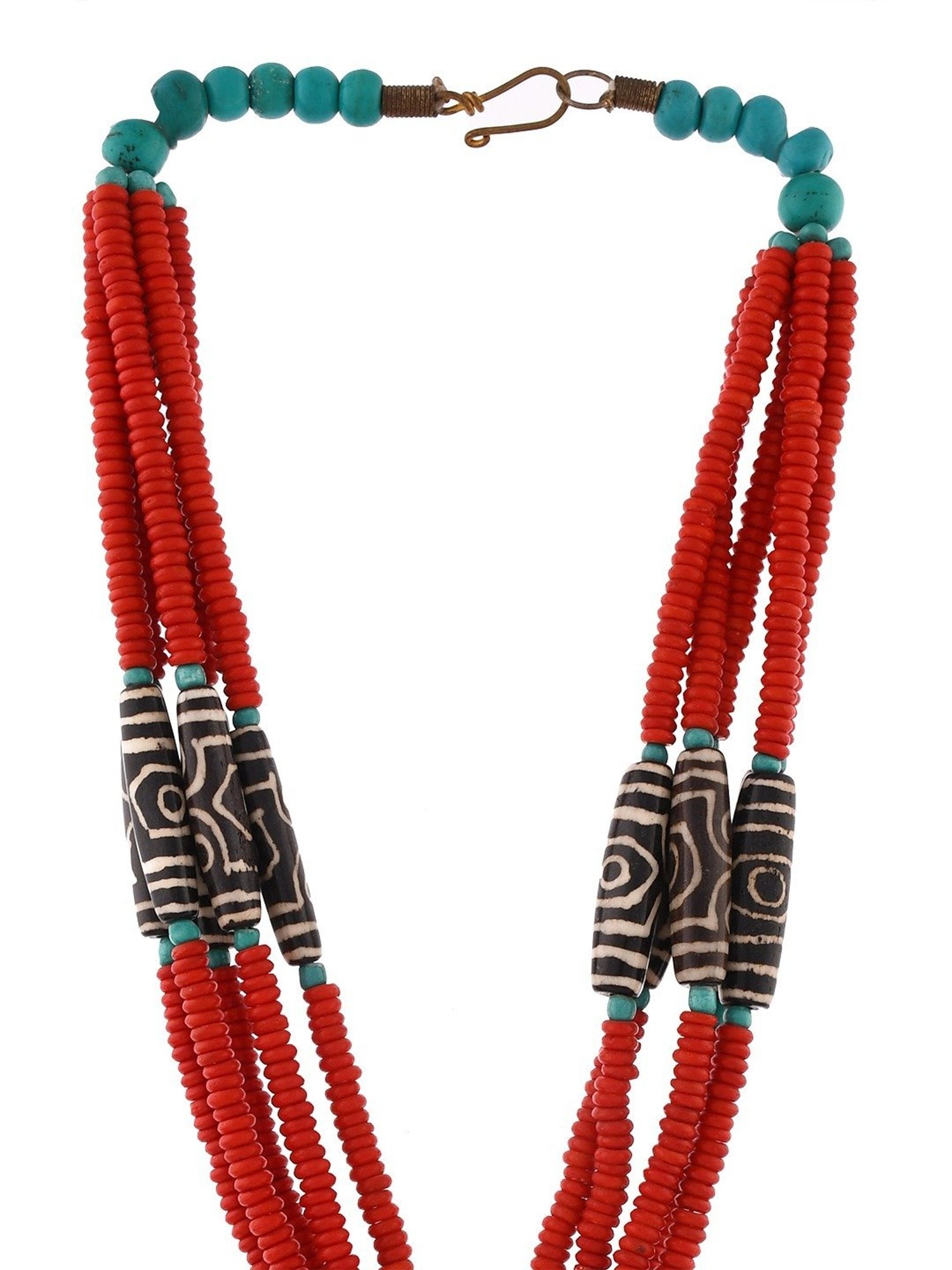 Imli Street Multicolour Long Beaded Handcrafted Necklace