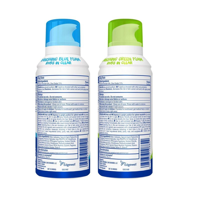 Banana Boat Kids Mineral Sunscreen Foam - SPF 50 - 4oz/2pk