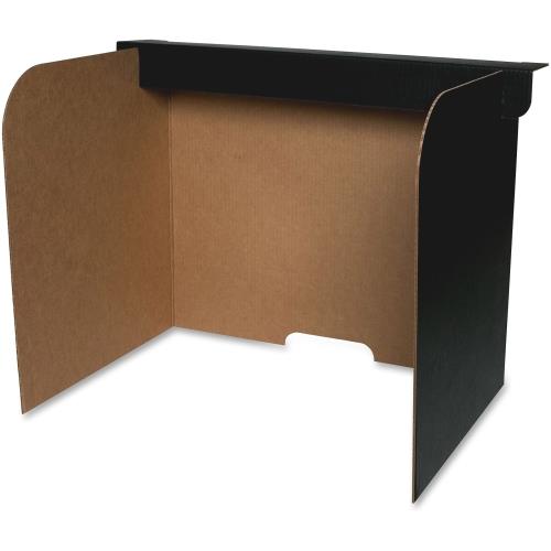 Privacy Screen, Small, 19"x12"x14", 24/PK, BK/BN FLP61852
