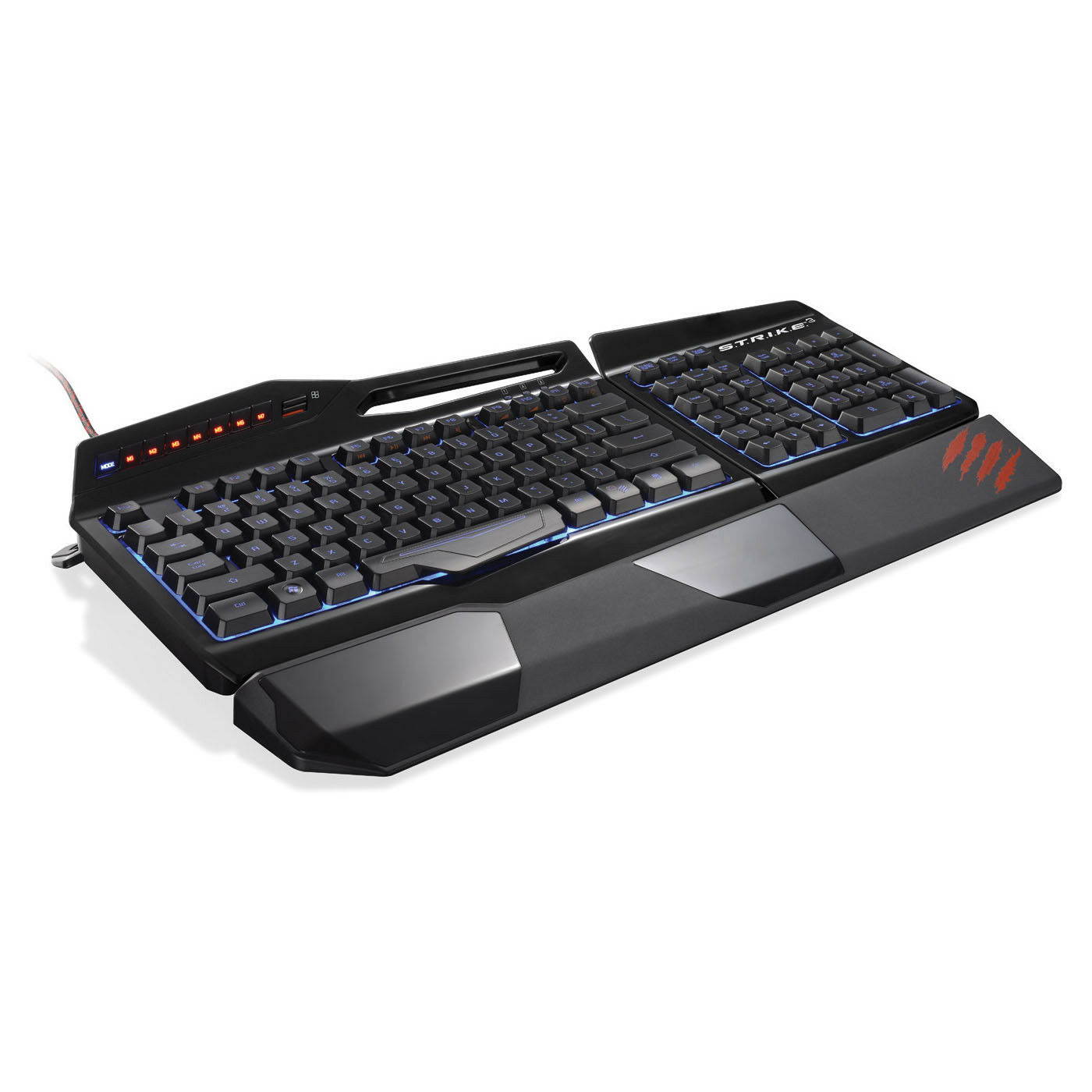 Mad Catz S.T.R.I.K.E. 3 RGB  Wired Gaming Keyboard Back Lighting Programmable
