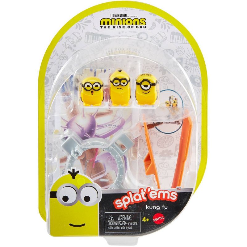 Minions: The Rise of Gru Splat 'Ems Kung Fu Figure 3 pk