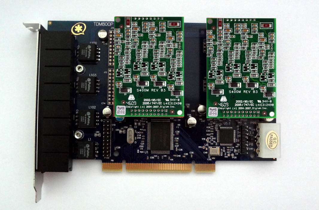 8 Port FXS Card TDM800P with 8 FXS,Analog Board,Asterisk Board TDM800 tdm410p tdm400p