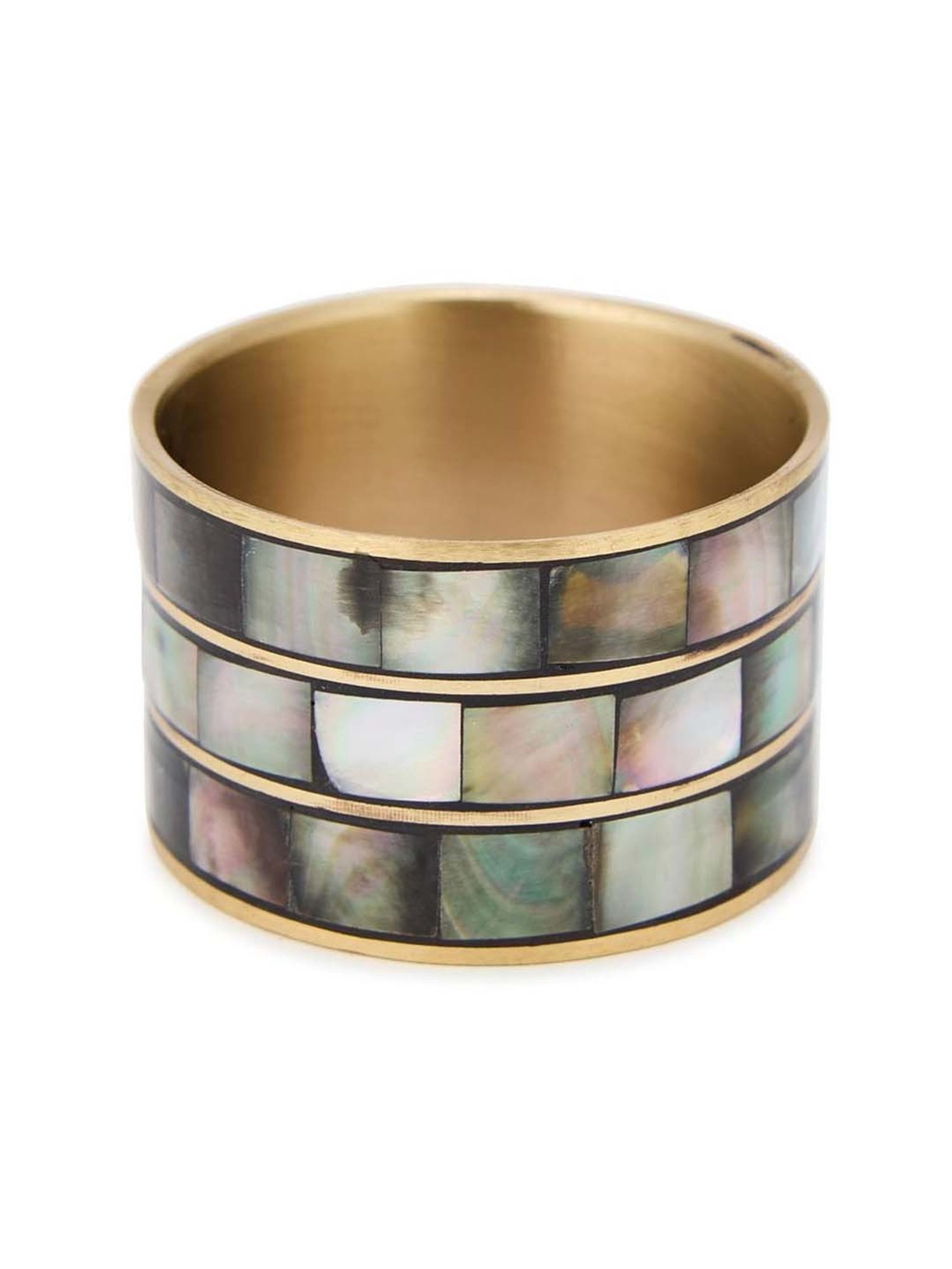 ExclusiveLane The Dancing Peacock Brown Sheesham Wood Napkin Holder - Set of 1