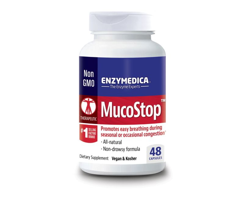 Enzymedica Dietary Supplements Mucostop Capsule 48ct.