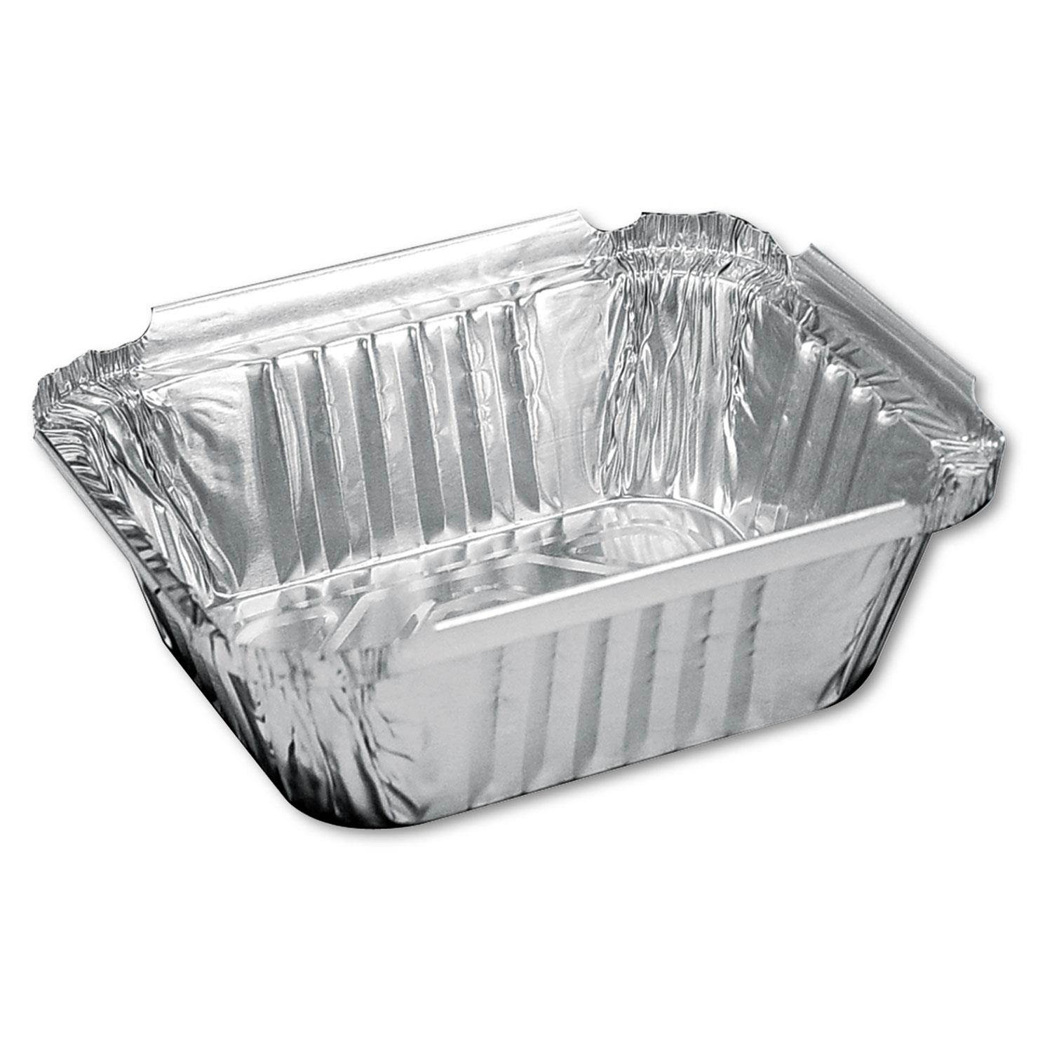 Handi-foil 205930 Aluminum Oblong Container, 1 Pound, 5-9/16 x 4-9/16 x 1-5/8, 1000/Case, 1 Case