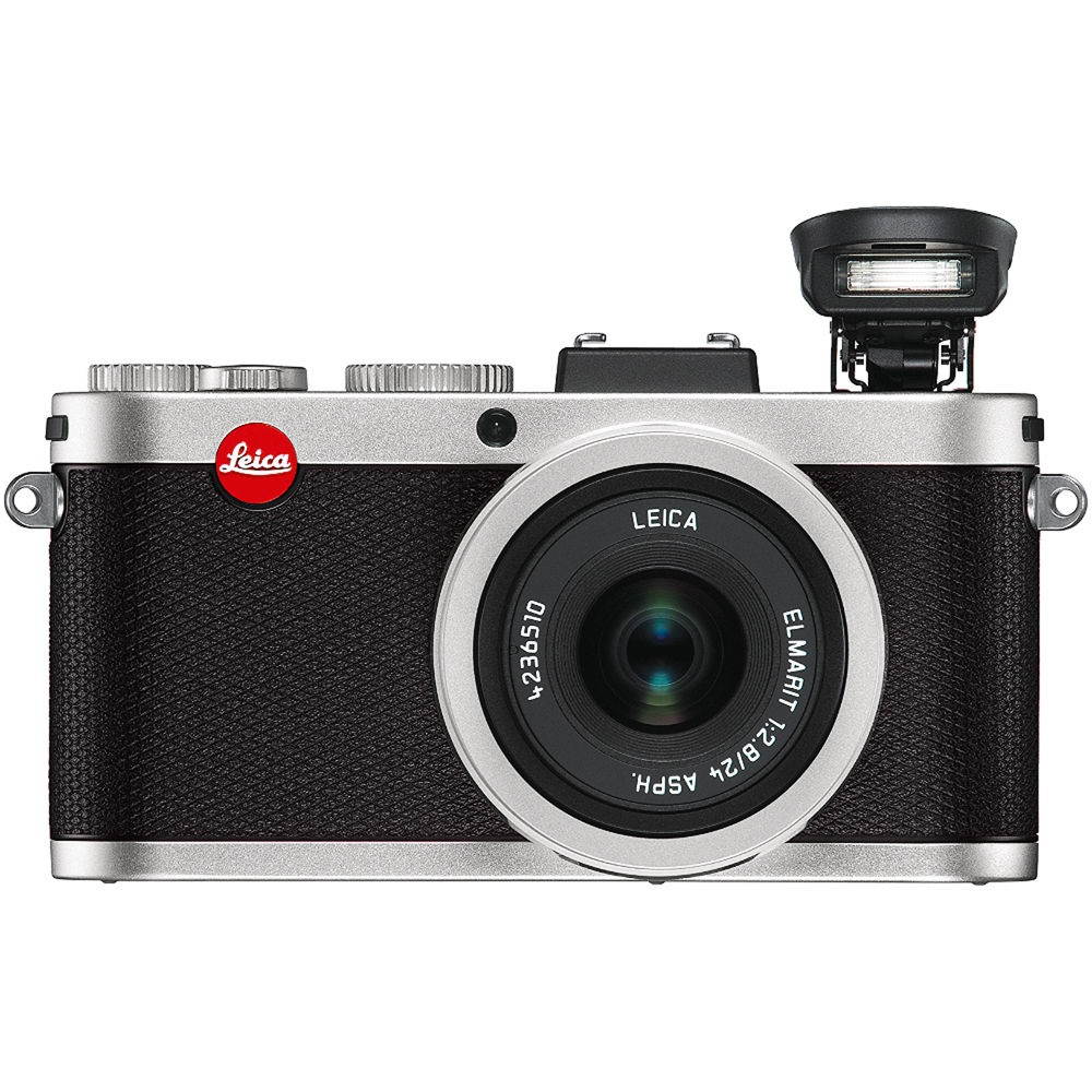 Leica X2 Digital Compact Camera With Elmarit 24mm f/2.8 ASPH Lens (Silver) - 16GB - Memory Card Wallet & Reader