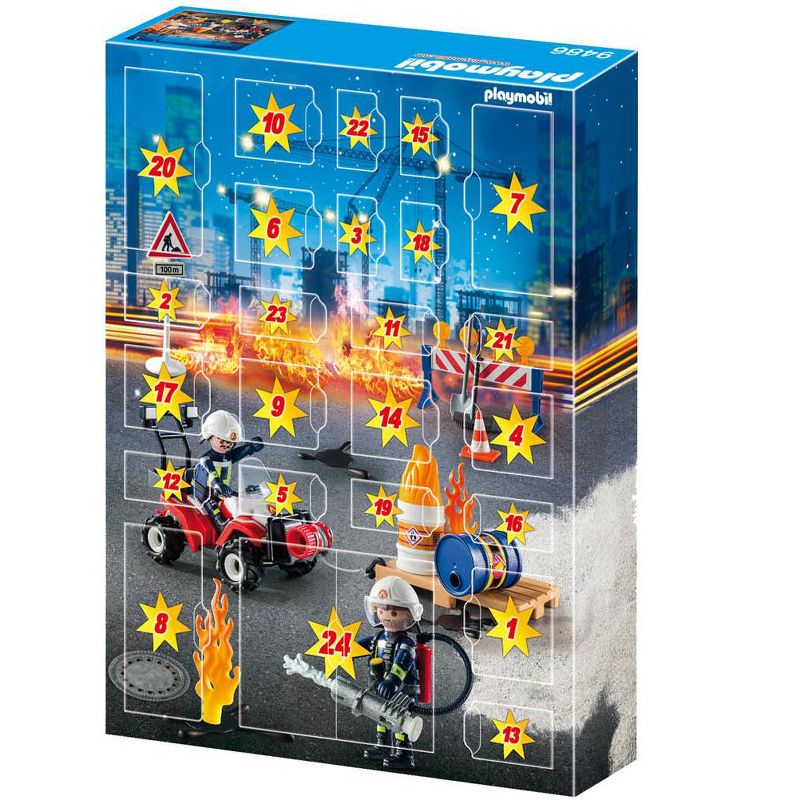 PLAYMOBIL Advent Calendar - Construction Site Fire Rescue