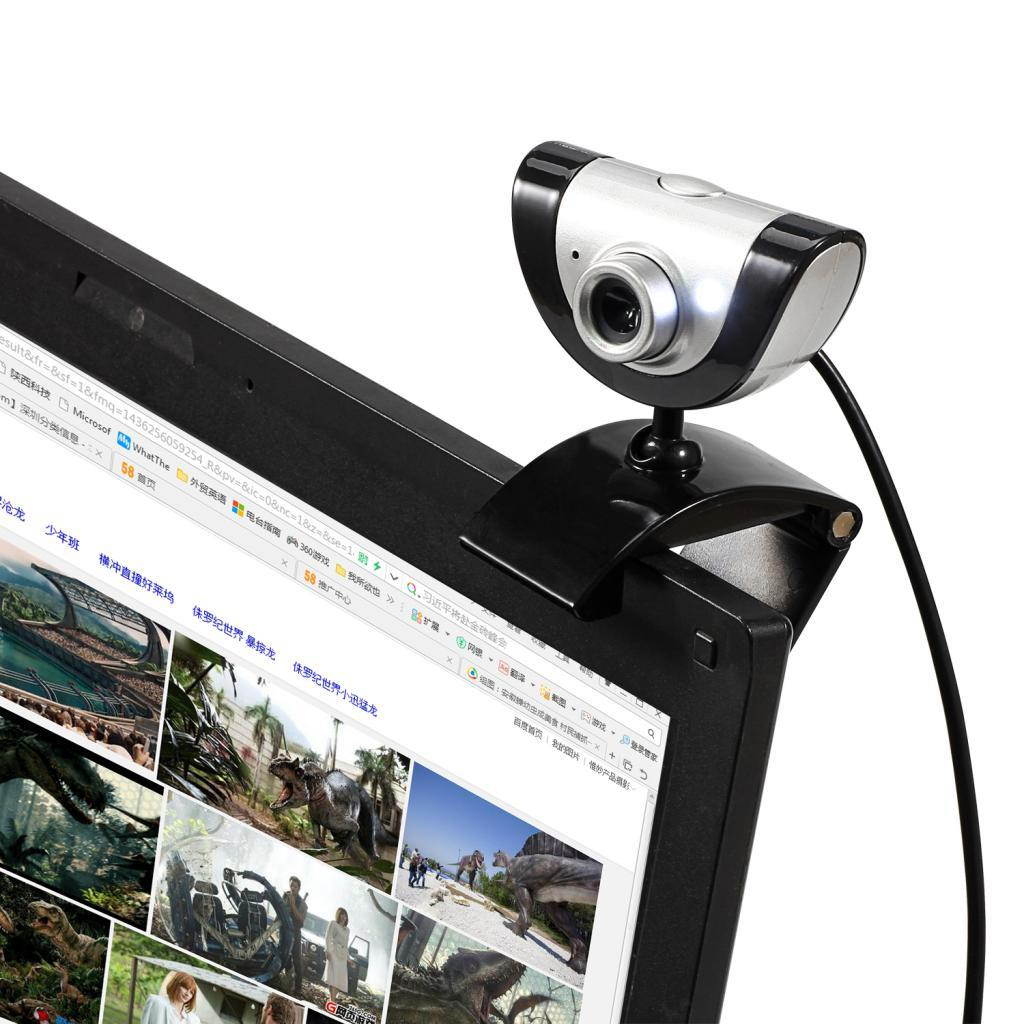 PC Video Record HD Night Vision Webcam Web Camera with Mic for Computer