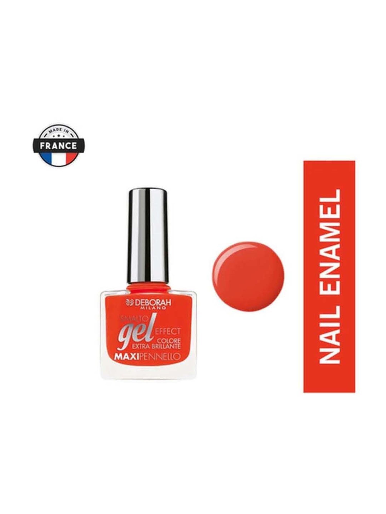 Deborah Milano Gel Effect Nail Polish 10 Coral Flash - 8.5 ml