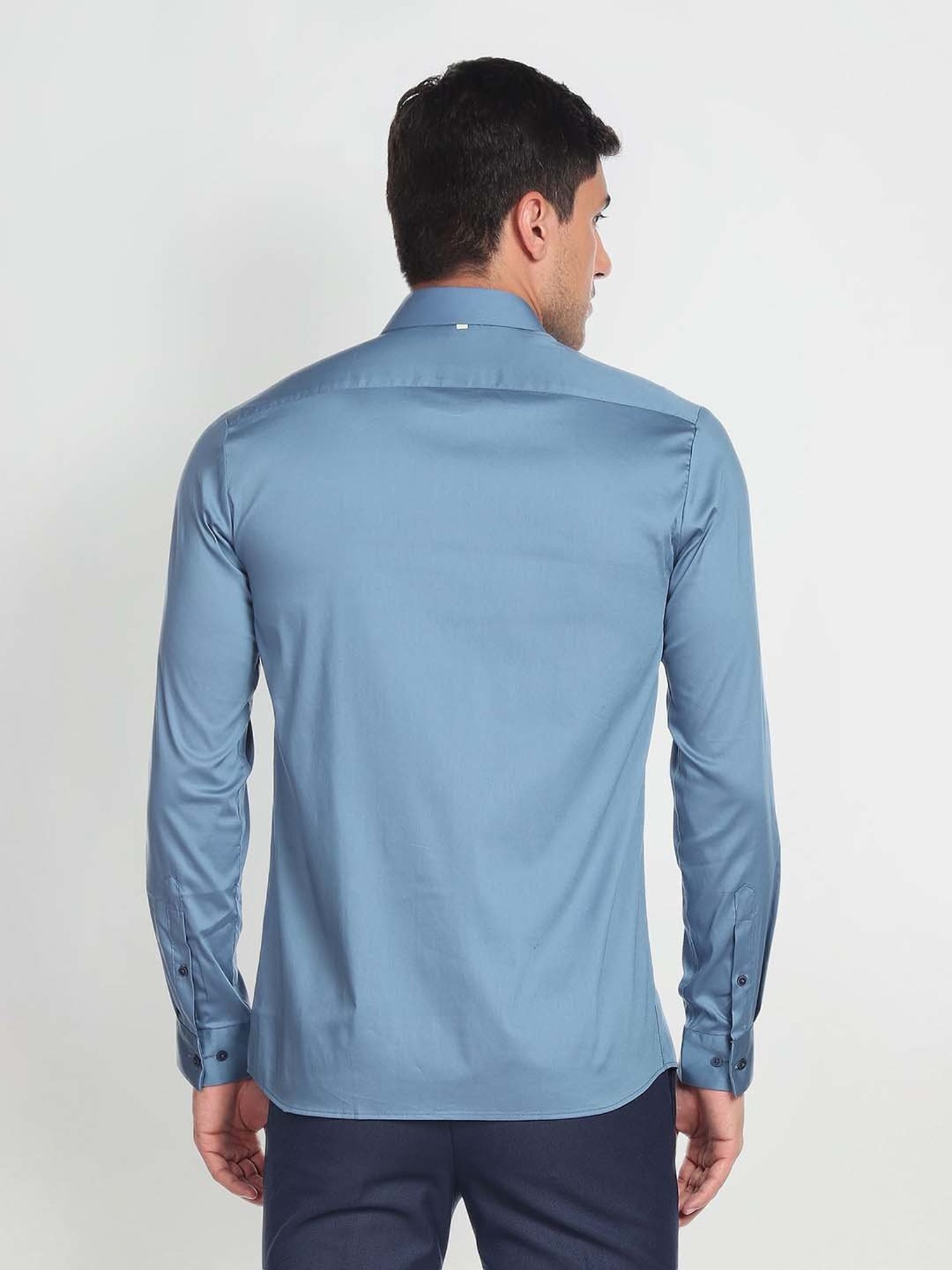 Arrow New York Blue Slim Fit Shirt