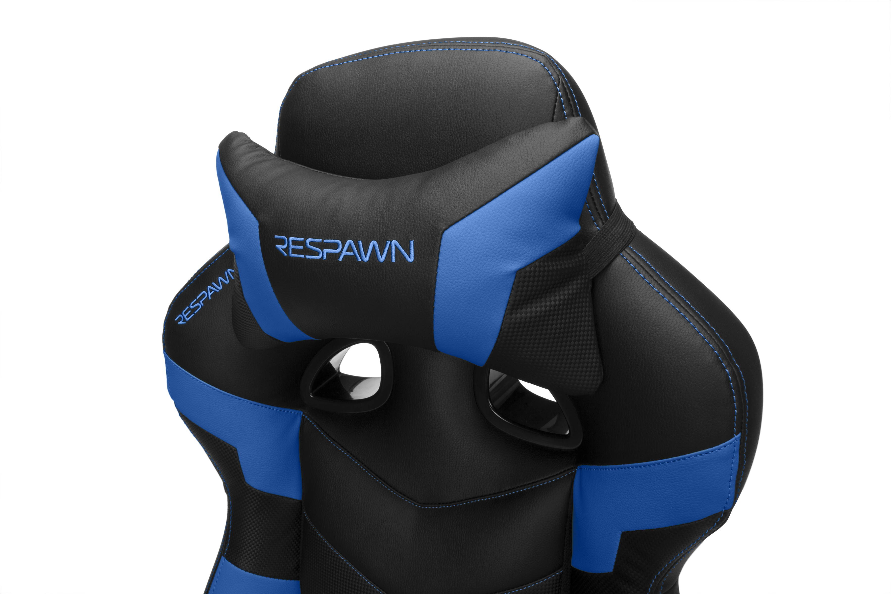 RESPAWN 110 Pro Racing Style Gaming Chair, Reclining Ergonomic Chair with Built-in Footrest, in Blue (RSP-110V2-BLU)