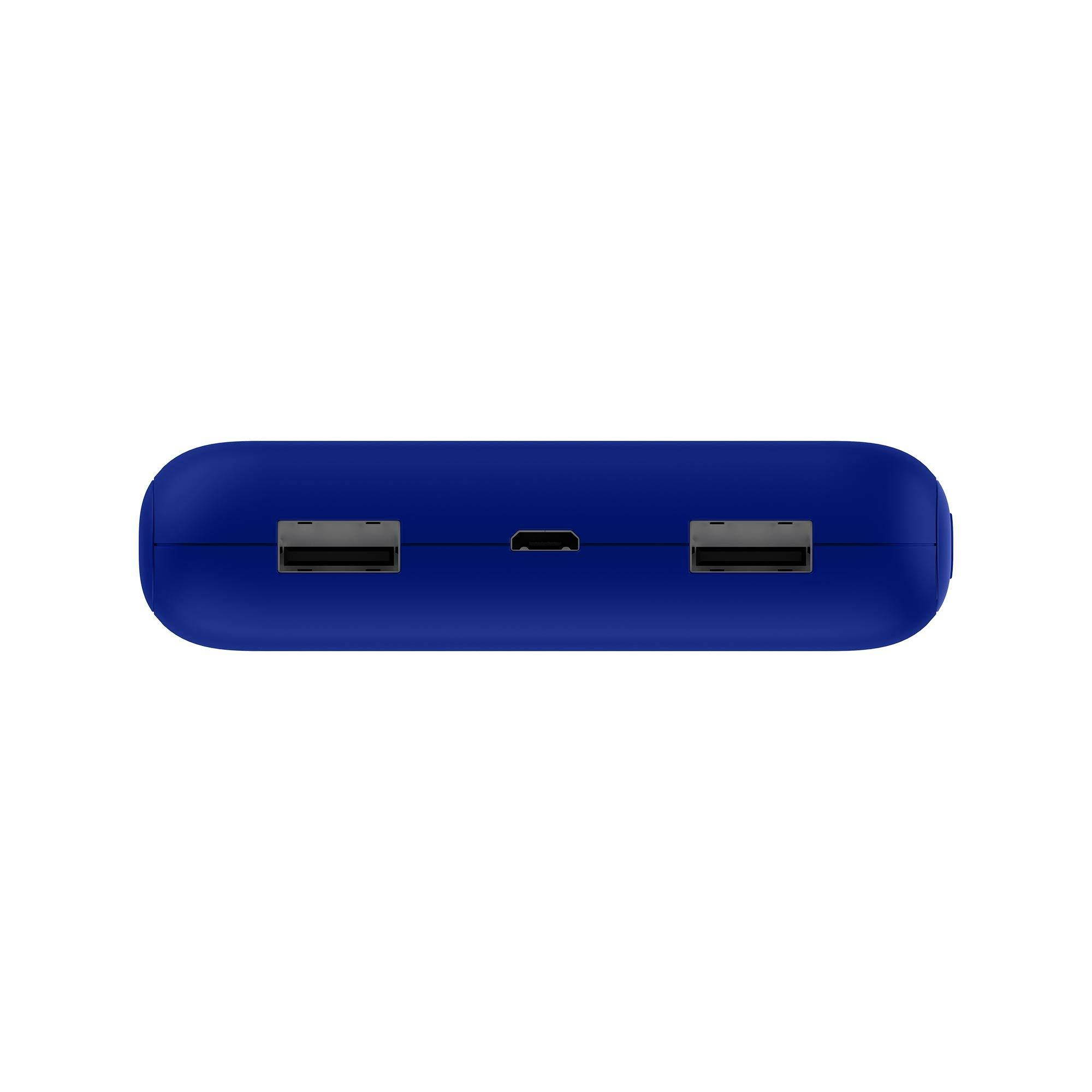 Mophie Power Boost XXL - Portable Charger with Universal Compatibility - Made for Smartphones, Tablets, and Other USB Devices - Blue (401103998)