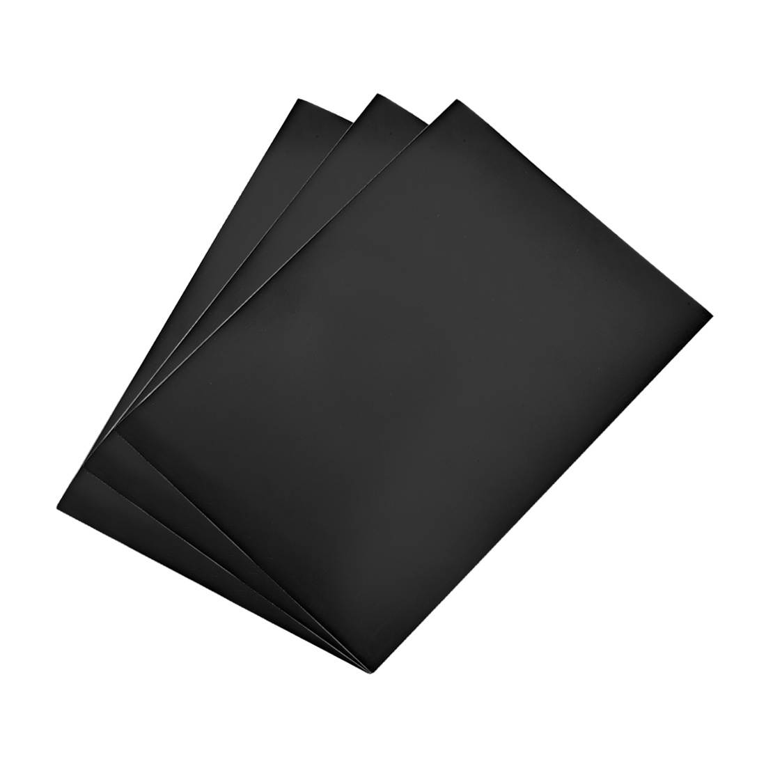 A4 Plain Magnet Sheets for Crafts or Applying Adhesive Items 24 Mil Black 3pcs