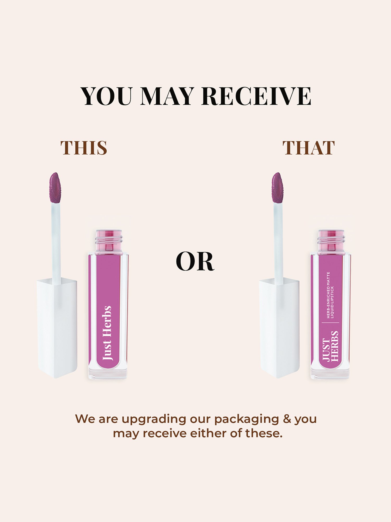 JUST HERBS Herb-Enriched Matte Liquid Lipstick Marvellous Magenta - 2 ml
