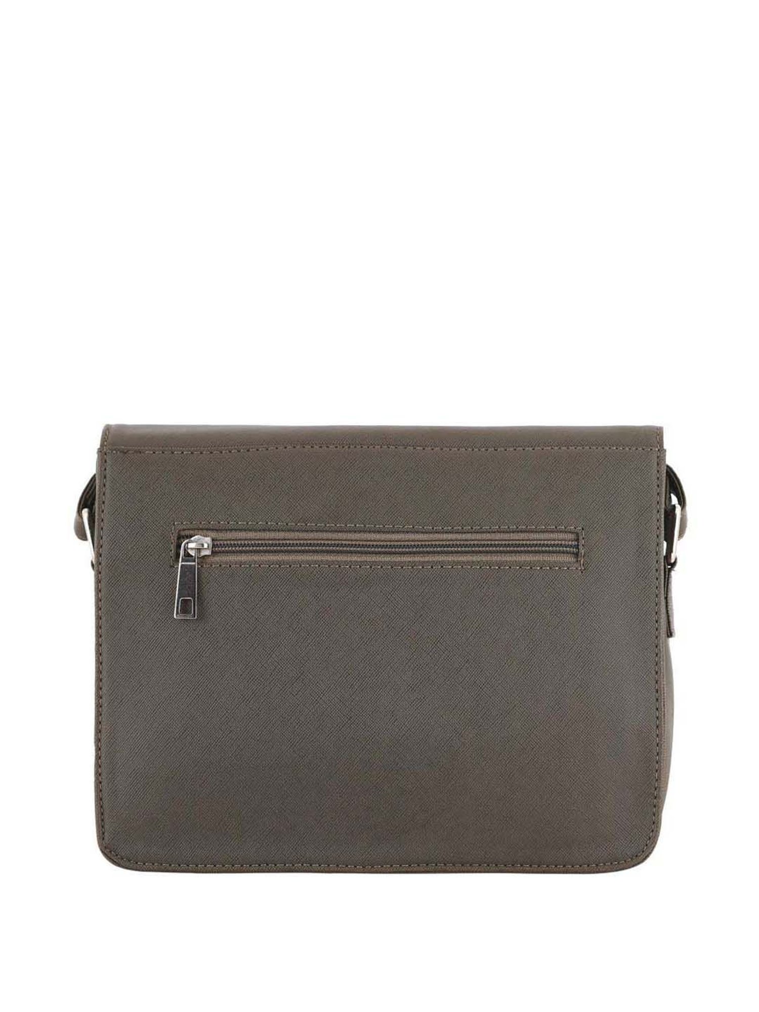 Toteteca Green Solid Medium Sling Handbag