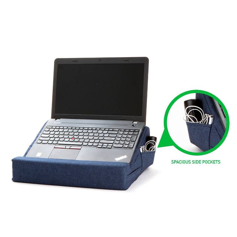 Mind Reader Portable Laptop Desk Denim Blue