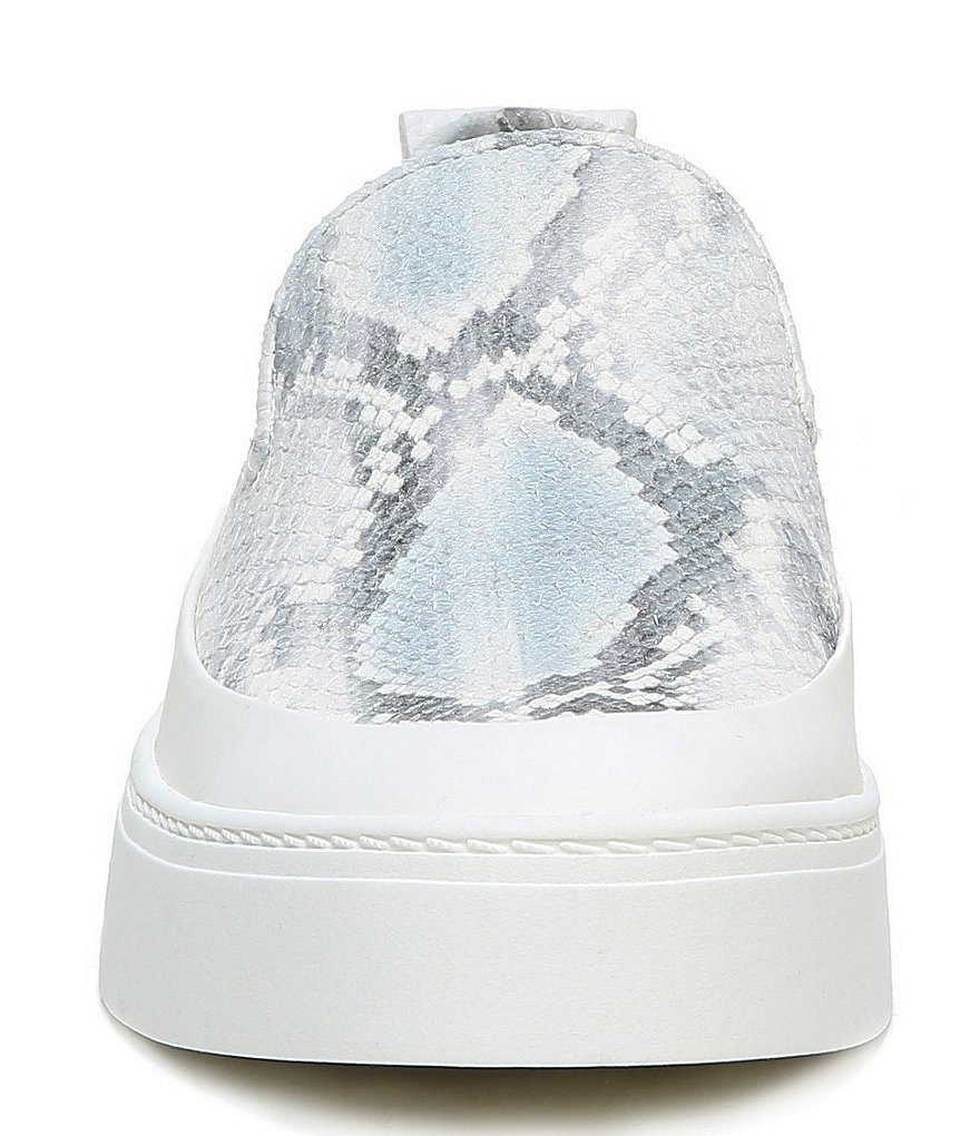 Sarto by Franco Sarto Debra2 Snake Print Leather Platform Slip Ons
